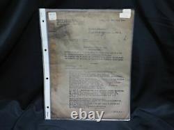 German Army Top Secret Documents on V2 Rocket missile WW2 antique military RARE