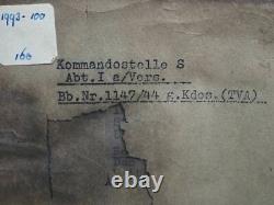 German Army Top Secret Documents on V2 Rocket missile WW2 antique military RARE