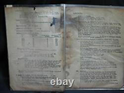 German Army Top Secret Documents on V2 Rocket missile WW2 antique military RARE