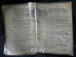 German Army Top Secret Documents on V2 Rocket missile WW2 antique military RARE