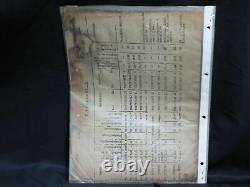 German Army Top Secret Documents on V2 Rocket missile WW2 antique military RARE