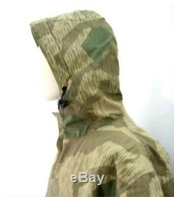 German Army WW2 Splinter Camouflage Anorak Fur Lined Showerproof Windproof Smock