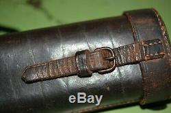 German Army Wehrmacht WW2 WWll HUBERTUS Vintage Sniper Scope Leather Case