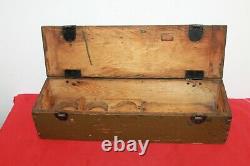 German Army Wwii Transit Transport Green Wooden Case. 1940