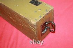 German Army Wwii Transit Transport Green Wooden Case. 1940