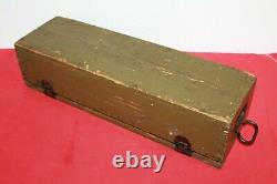 German Army Wwii Transit Transport Green Wooden Case. 1940