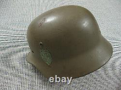 German Army wehrmacht WW2 steel helmet shell m1940 SE 64 exc++