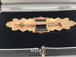 German Bundeswehr WWII Army Veteran 1957 Close Combat Clasp Gold ULM Engraved