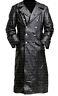 German Classic Ww2 Military Officer Uniform Overcoat Causal Leather Trench Coat