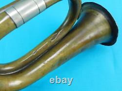 German Germany WW1 Antique Military Army Bugle Musical Instrument