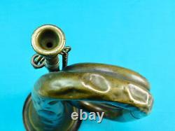 German Germany WW1 Antique Military Army Bugle Musical Instrument
