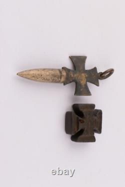 German Iron Cross pattée Ring WW1 wwI WW2 Germany WWII Bracelet Bullet 1915 Army