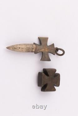 German Iron Cross pattée Ring WW1 wwI WW2 Germany WWII Bracelet Bullet 1915 Army