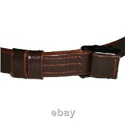 German Mauser K98 WWII Rifle Leather Sling x 10 UNITS eB909