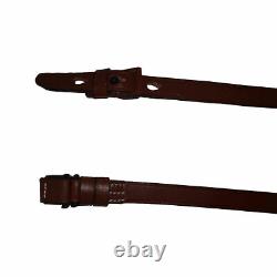 German Mauser K98 WWII Rifle Mid Brown Leather Sling x 10 UNITS d260