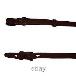 German Mauser K98 WWII Rifle Mid Brown Leather Sling x 10 UNITS n077