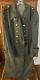 German Military Boarder Police Greatcoat Army Trench Coat Overcoat Dated 1958