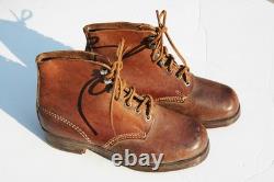 German Original WWII Combat Short Ankle Boots