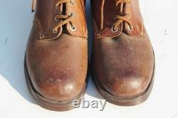 German Original WWII Combat Short Ankle Boots