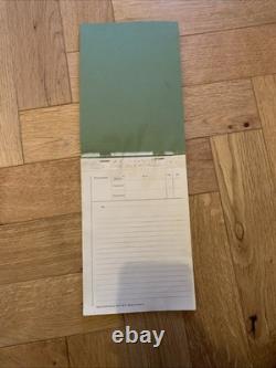 German Pre-WWII Map Case, handwritten Meldeblock And ESERO Planzeiger 29/11/1936