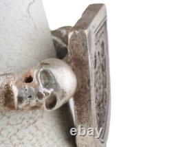 German Ring war period WW2 Oak leaves WWII Skull Germany Battlefield artifact Mi