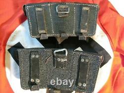 German WW II gun Ammo pouches 1935-1945 Germany German Army Original Europe