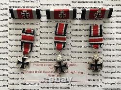 German WW2 1957 Army Veteran Bundeswehr Knights Cross Miniature Medals & Ribbons