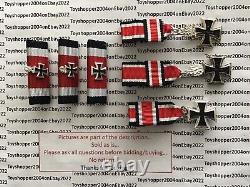 German WW2 1957 Army Veteran Bundeswehr Knights Cross Miniature Medals & Ribbons