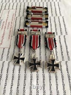 German WW2 1957 Army Veteran Bundeswehr Knights Cross Miniature Medals & Ribbons