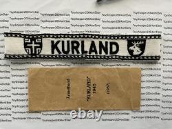 German WW2 Army 1957 Bundeswehr Veteran's Kurland Cuff Band with Bag