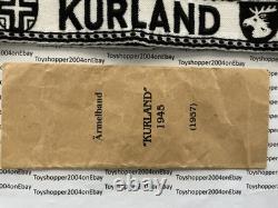 German WW2 Army 1957 Bundeswehr Veteran's Kurland Cuff Band with Bag