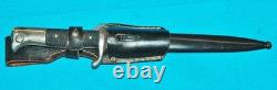 German WW2 Army Dress Carbine Bayonet M1940-Paul Seilheimer/ Solingen with Scab
