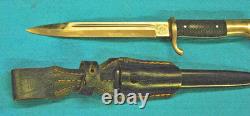 German WW2 Army Dress Carbine Bayonet M1940-Paul Seilheimer/ Solingen with Scab