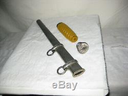 German WW2 WWII Original Wehrmacht Army Dagger Handle Hilt Pommel Scabbard Parts
