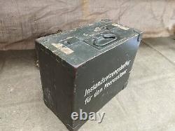 German WW2 repair case for Army Rebreather with bottle & mask Heeresatmer