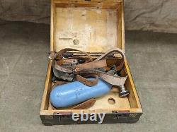 German WW2 repair case for Army Rebreather with bottle & mask Heeresatmer