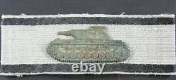 German WWII Army Heer Silver Tank Destruction Strip & Presentation LDO Envelope