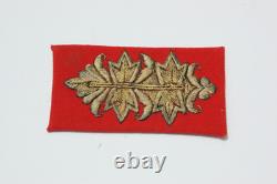 German WWII Original Army Generals Parade tunic cuff bullion tab