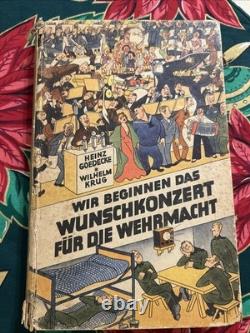 German WWII WW2 Soldier Humor Book Radio Request Show Artists for the Army 1