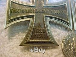 German WWII, WWI, PRE WAR RARE Bavarian Army 1st & 2nd Class Cross Set, Silver