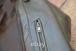 German WWII Wehrmacht Private Soldier Officer's Leather Coat RARE