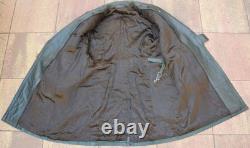 German WWII Wehrmacht Private Soldier Officer's Leather Coat RARE