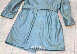 German WWII Wehrmacht Private Soldier Officer's Leather Coat RARE