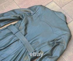 German WWII Wehrmacht Private Soldier Officer's Leather Coat RARE