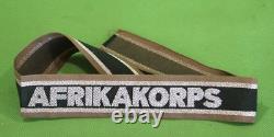 German World War II Army AFRIKA KORPS Officers Cuff Title