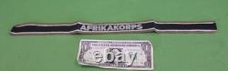 German World War II Army AFRIKA KORPS Officers Cuff Title