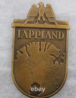 German World War II Army HEER Military LAPPLAND Sleeve Shield