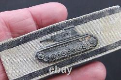 German World War II Army HEER Silver Armored Tank Destruction Strip