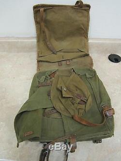 German World War II Army Heer Pony Fur Pack Backpack Rucksack M34 Tornister