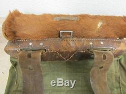 German World War II Army Heer Pony Fur Pack Backpack Rucksack M34 Tornister